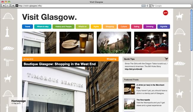 visit glasgow screenshot